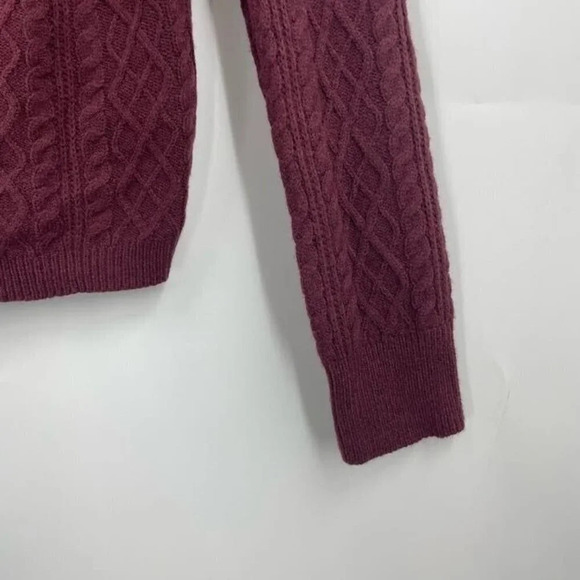 Love‎ Tree Women's Nordstrom Peekaboo Cable Knit Long Sleeve Sweater Size M NWT - Picture 4 of 10